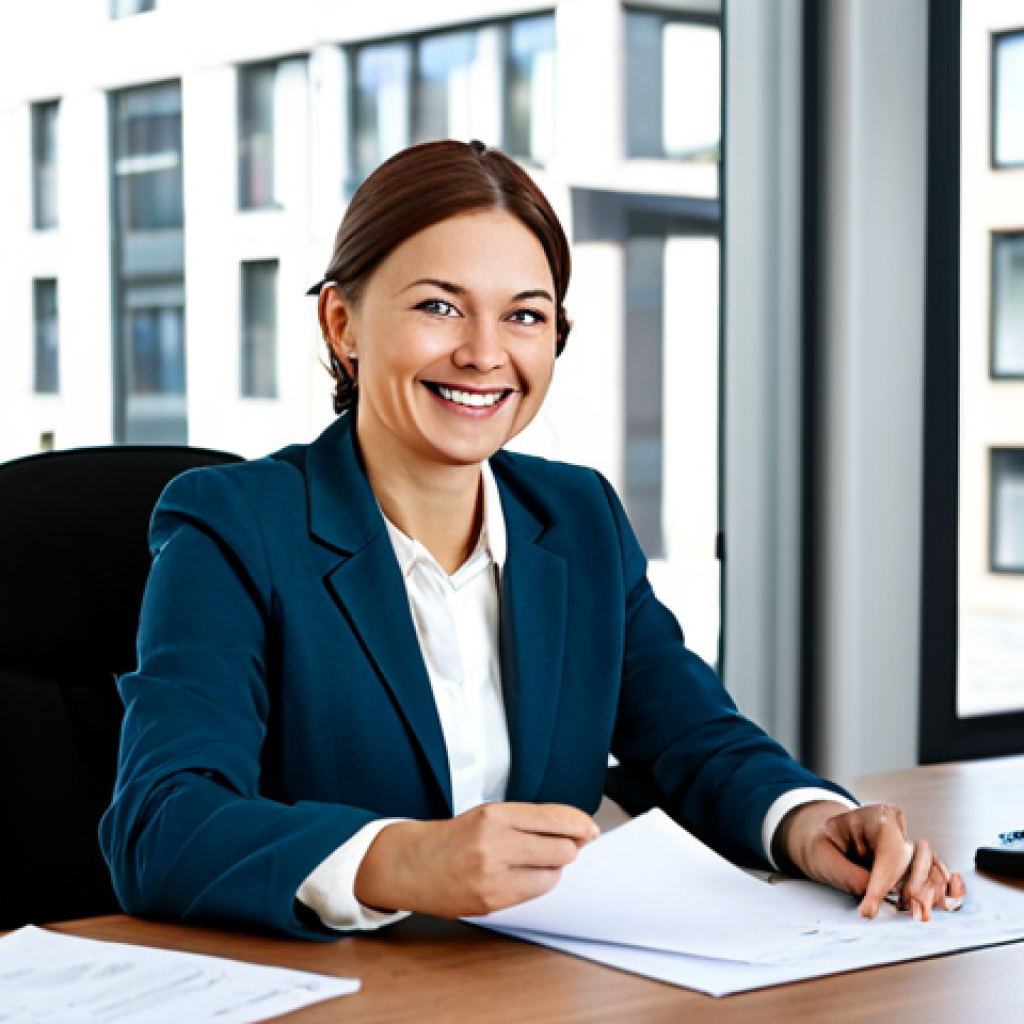 자치행정사 직무 만족도 - Modernized Administration**

"A bright, modern office setting with a Verwaltungsfachangestellte (adm...