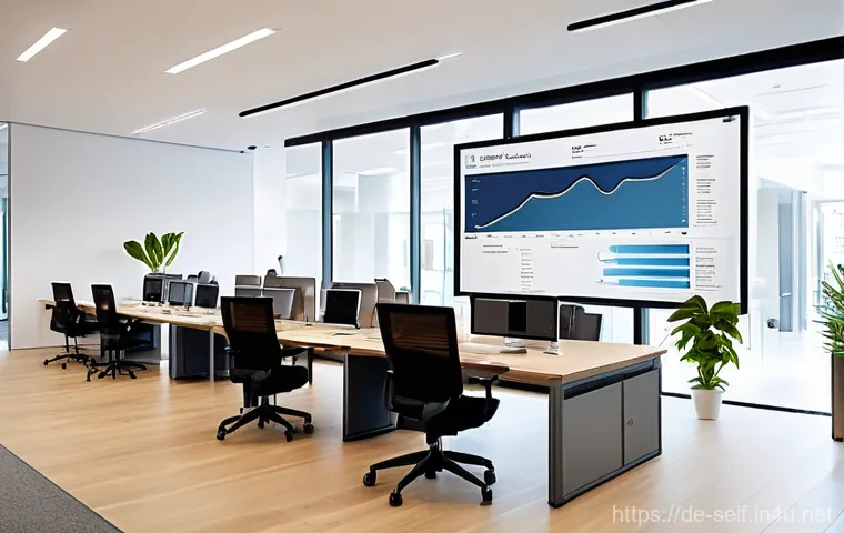 자치행정사 직무 수행법 - **Prompt 1: Modern German Public Administration Office**
    "A vibrant and clean open-plan office i...